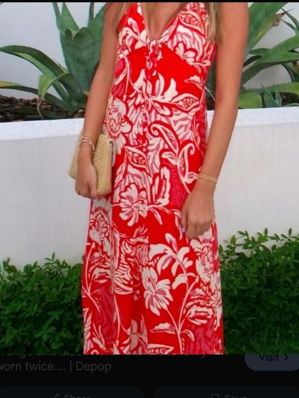 Anthropologie Paper Hearts Size Small Maxi Floral Dress Linen Blend